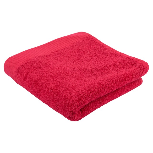 Galileo Πετσέτα από εξαιρετικά απαλό βαμβάκι 50x100 cm με κεντρικό κρίκο σε ματζέντα Sibilla 5916869