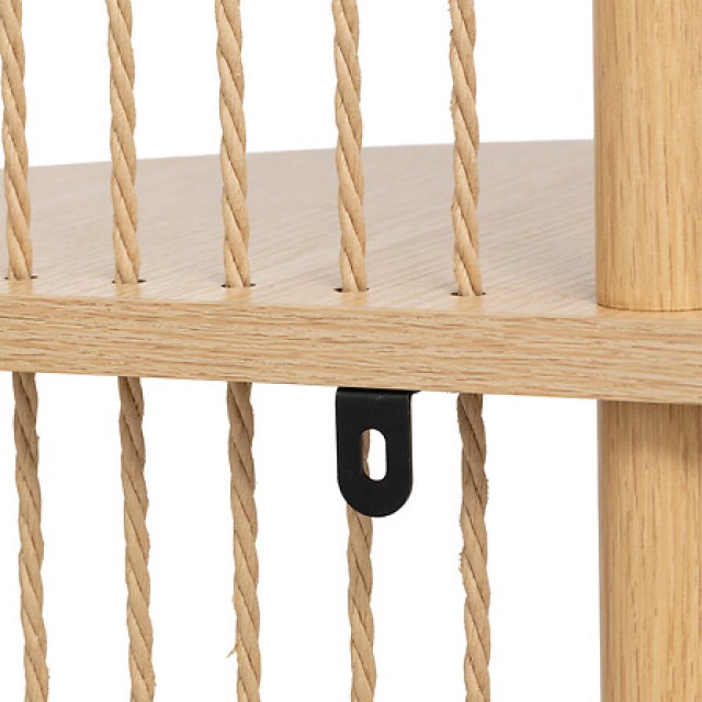 Ξύλινη Γωνιακή Ραφιέρα 4 Επιπέδων 34 x 34 x 110 cm 193641 5Five Simply Smart