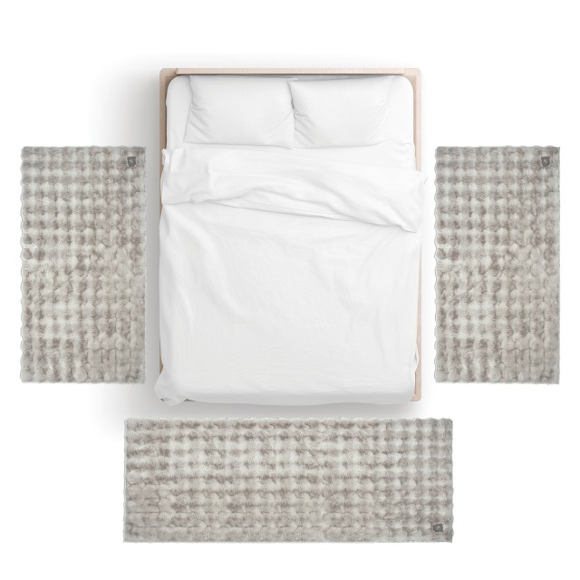 GREENWICH POLO CLUB Χαλί Faux Fur 3110 σε Μπεζ, Διάστασης 75x140 299975143110