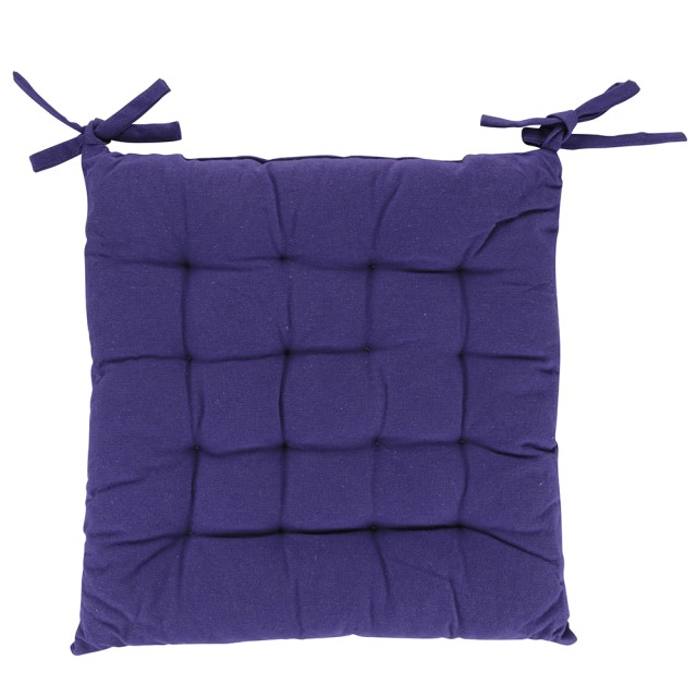 Galileo  Σετ 5 τμχ Μαξιλάρι καρέκλας με λουριά 40x40 εκ. μωβ Sibilla 5920288