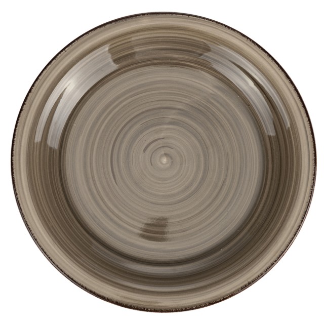 Galileo Γκρι Πιάτο Φρούτων από Πορσελάνη Λιπάρι 19 εκ. 5913092