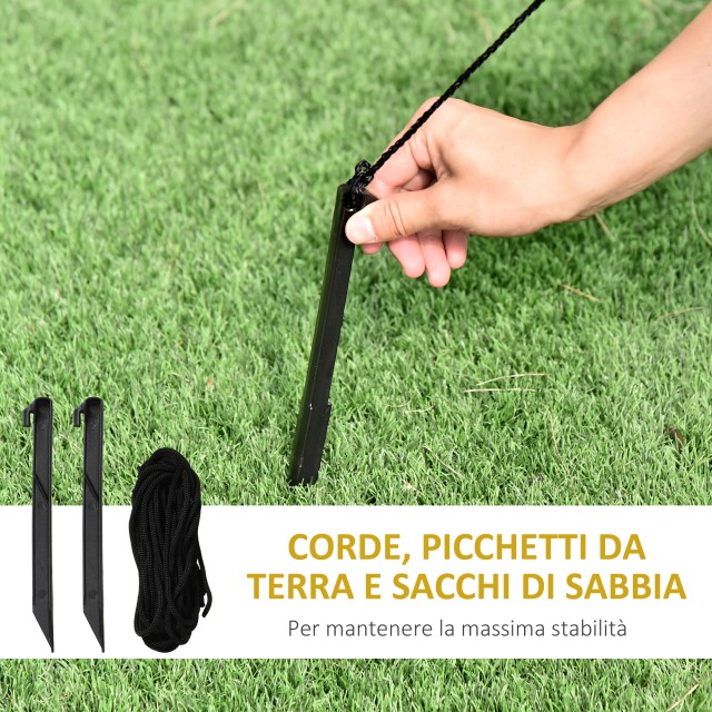 Φουσκωτός Άγιος Βασίλης με Ενσωματωμένα Φώτα HOMCOM 844-405V90