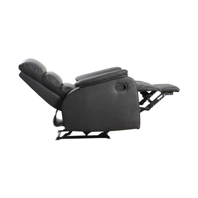 Ανακλινόμενη Πολυθρόνα με Υποπόδιο 75 x 92 x 99 cm HOMCOM 833-386BN
