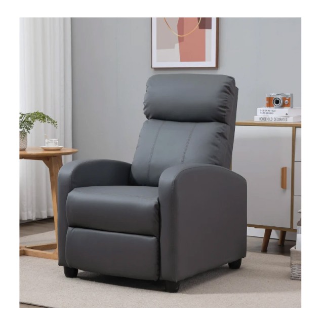 Ανακλινόμενη Πολυθρόνα Μασάζ 68 x 88 x 98 cm HOMCOM 700-143V90GY