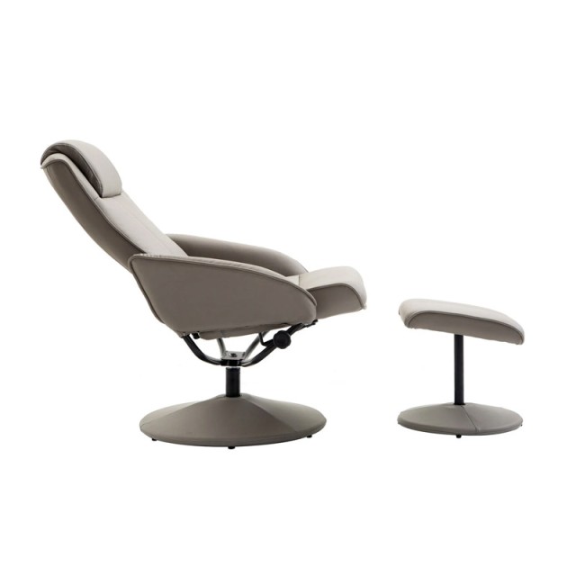 Ανακλινόμενη Πολυθρόνα με Υποπόδιο 78 x 67 x 98 cm HOMCOM 833-360