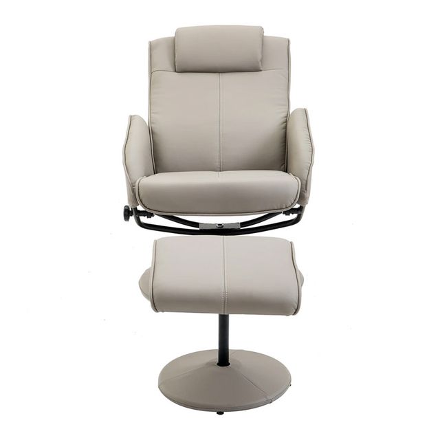 Ανακλινόμενη Πολυθρόνα με Υποπόδιο 78 x 67 x 98 cm HOMCOM 833-360