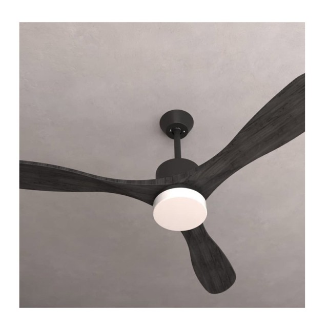 Ανεμιστήρας Οροφής με Φως Μαύρο 122 cm Energy Silence Aero 5290 Stone Pro CEC-05982