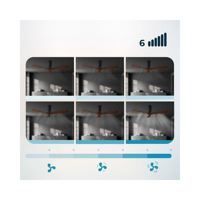 Ανεμιστήρας Οροφής με Wi-Fi Cecotec Energy Silence Aero 5500 Black Connected CEC-08241