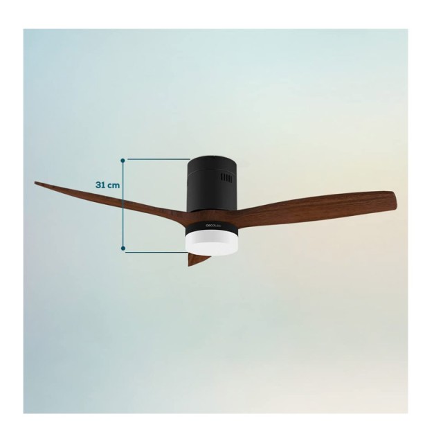 Ανεμιστήρας Οροφής με Wi-Fi και Φως Cecotec Energy Silence Aero 5600 Black Aqua Connected CEC-08239