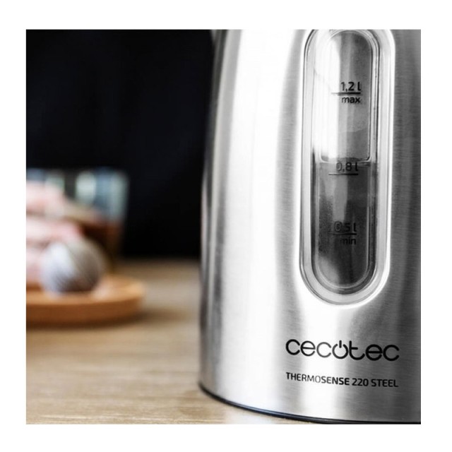 Ανοξείδωτος Ασύρματος Ηλεκτρικός Βραστήρας Cecotec Thermosense 220 Steel CEC-01513