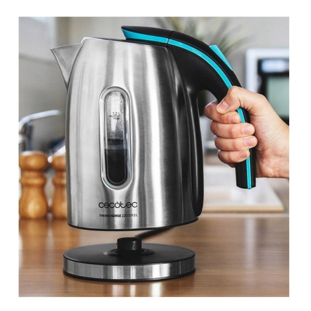 Ανοξείδωτος Ασύρματος Ηλεκτρικός Βραστήρας Cecotec Thermosense 220 Steel CEC-01513
