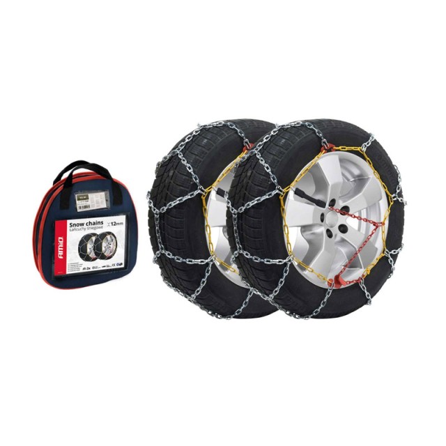 Αντιολισθητικές Αλυσίδες Χιονιού 12 mm Snow Chain IX KN-60 2 τμχ AMiO 02111