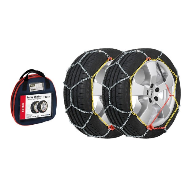 Αντιολισθητικές Αλυσίδες Χιονιού 12 mm Snow Chain IX KN-80 2 τμχ AMiO 02113