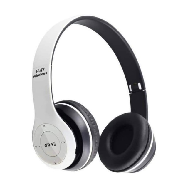 Ασύρματα Ακουστικά Bluetooth P47 Χρώματος Λευκό SPM P47-White