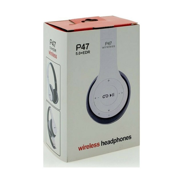 Ασύρματα Ακουστικά Bluetooth P47 Χρώματος Λευκό SPM P47-White