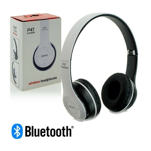 Ασύρματα Ακουστικά Bluetooth P47 Χρώματος Λευκό SPM P47-White