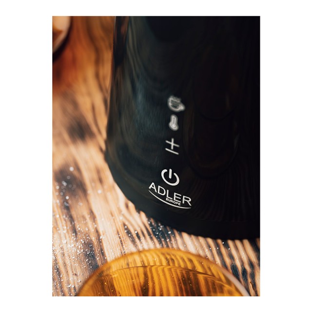 Ασύρματος Ηλεκτρικός Ανοξείδωτος Βραστήρας με LED Οθόνη 1.7 Lt Χρώματος Μαύρο Adler AD-1345 AD-1345-Black