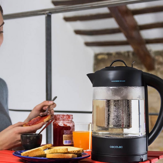 Ασύρματος Ηλεκτρικός Βραστήρας Cecotec Thermosense 390 Clear CEC-01512