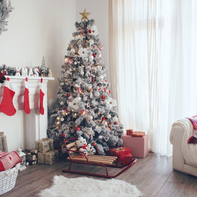 Galileo Χιονισμένο Χριστουγεννιάτικο Δέντρο 650 κλαδιά ύψος 180 εκ New Sestriere Santas House 5917660