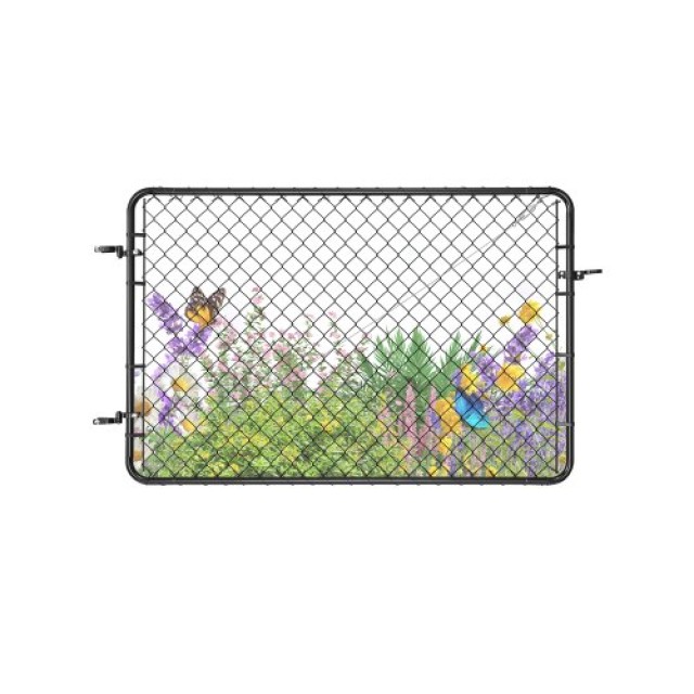 VEVOR Πύλη Φράχτη Κήπου 2.2-6 ft x 6 ft (Χωρίς Κολώνες) SWHYM7246INCRTBRAV0