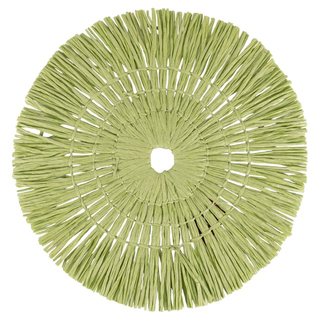 Villa DEste  Σετ 6 τμχ Στρογγυλό πλεκτό σουπλά 38 εκ από χαρτί Κέδρος Pedro 5921749