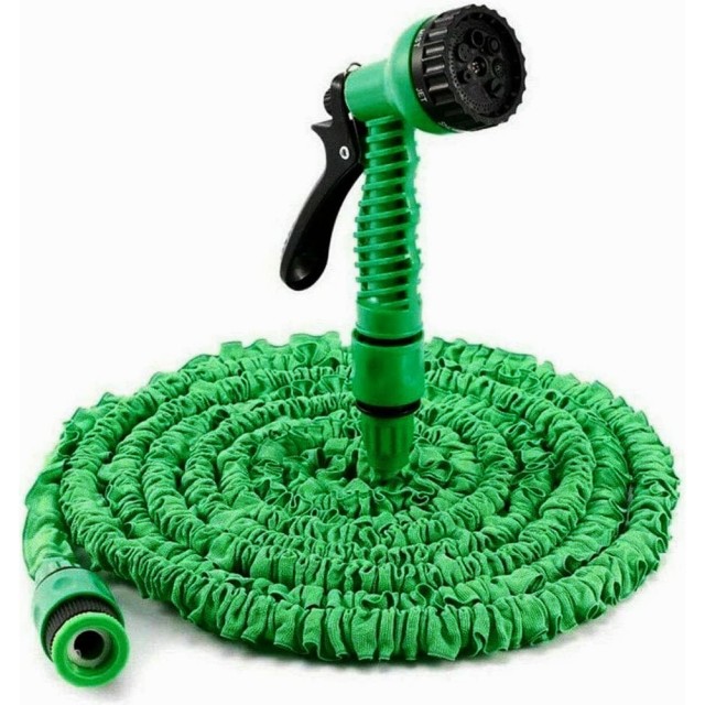 KINZO Ευέλικτος Επεκτάσιμος Λάστιχο Κήπου μέχρι 20 Μέτρα με Αντλία Νερού Εξοικονόμησης Χώρου 02842169