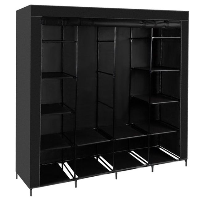 Πτυσσόμενη υφασμάτινη ντουλάπα 170 x 42 x 170 cm Ruhhy 23740
