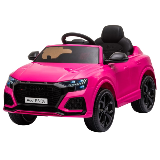 HOMCOM Παιδικό Ηλεκτρικό Αυτοκίνητο Audi RS Q8 6V για Παιδιά 3-5 Ετών, Ροζ 370-169V90PK