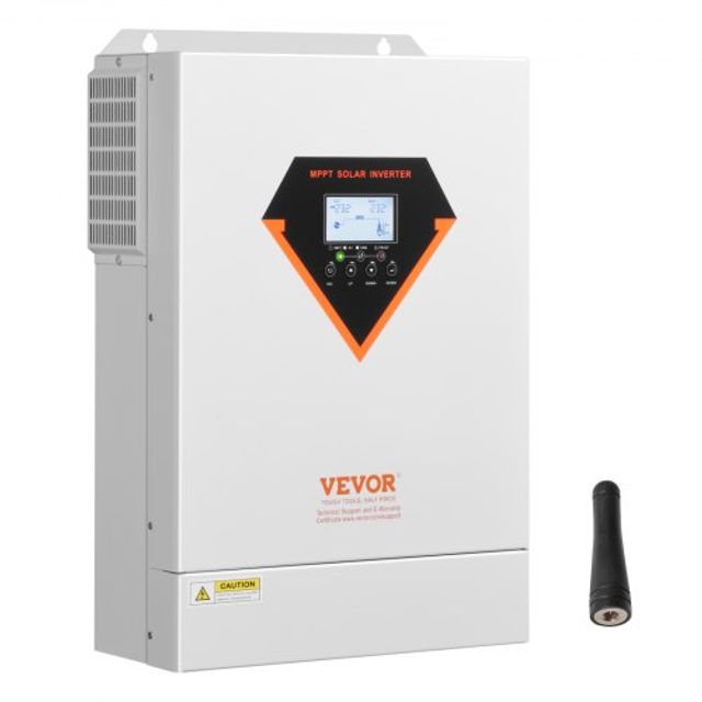 VEVOR Υβριδικός Ηλιακός Αντιστροφέας 6000W 230V WIFI 120A MPPT LWGPNKYTJ23038TOPV7