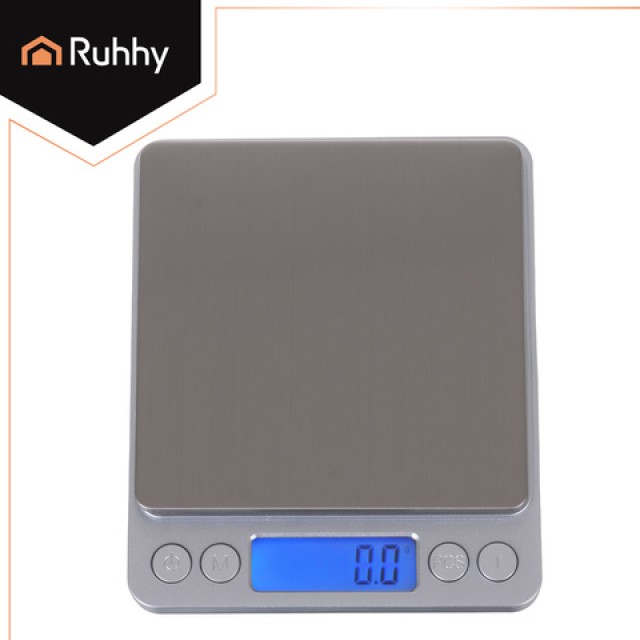 Ruhhy Ζυγαριά Κουζίνας LCD Ακριβείας μέχρι 2kg με 2 Μπολ 26507