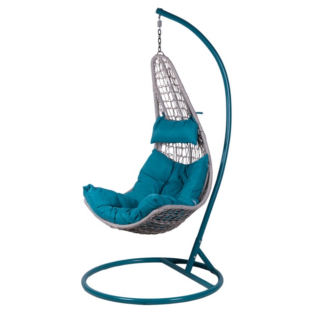 Galileo Κουνιστή Καρέκλα Αυγό με Ανθρακοχάλυβα Σκελετό και Μαλακό Γεμιστό Μαξιλάρι Εξωτερικού Χώρου 2188451