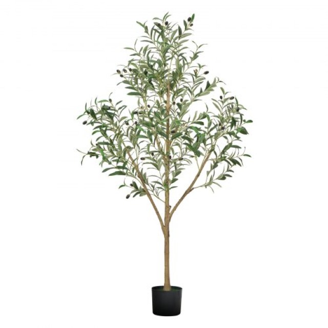 VEVOR Ψηλή Τεχνητή Ελιά 150cm με Γλάστρα για Σπίτι ή Γραφείο RZS5FTGLSSLX6A0M6001V0