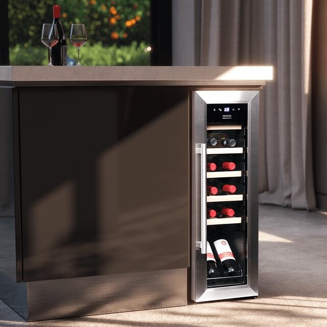 CECOTEC  Συντηρητής Κρασιών Bolero GrandSommelier 1250 CoolWood με Συμπιεστή για 12 Φιάλες  CEC-00230
