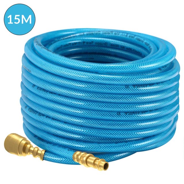 BAKAJI Σωλήνας Αέρος Συμπιεστή Ταχείας Σύνδεσης 15μ 02814631