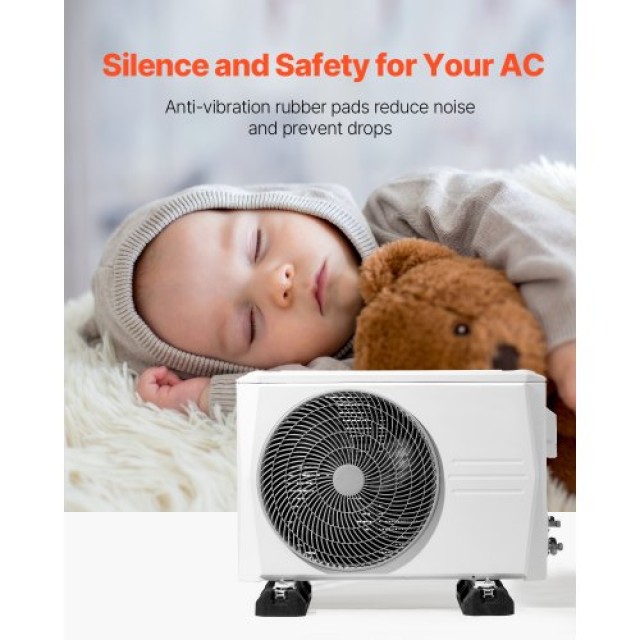 VEVOR Κιτ Βάσης Δαπέδου για Κλιματιστικά 9000-36000 BTU Αντιδονητικό Υψηλής Αντοχής KDDMZJFZT900PCXIAV0