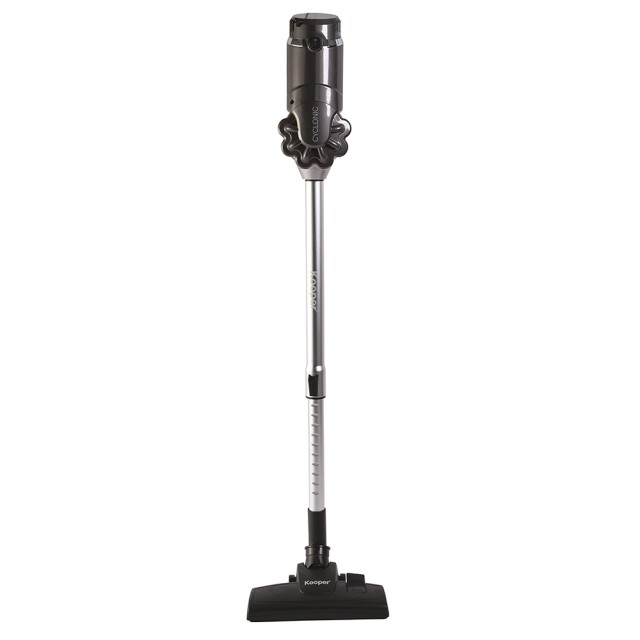 Kooper Ελαφριά κυκλωνική ηλεκτρική σκούπα με τηλεσκοπικό σωλήνα αλουμινίου, περιλαμβάνεται βάση στήριξης τοίχου 600 W Airone 20 5903387