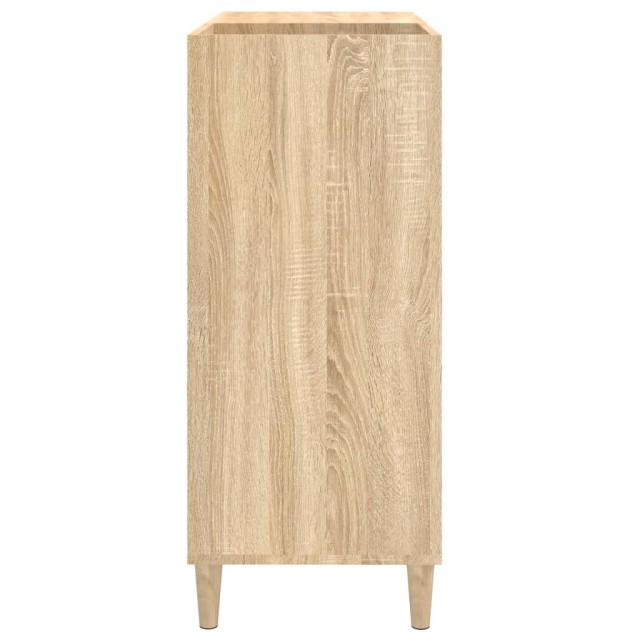 vidaXL Ντουλάπι Αποθήκευσης Δίσκων Βινυλίου Sonoma Oak, 84,5x38x89 εκ., Συνθετικό Ξύλο 831992