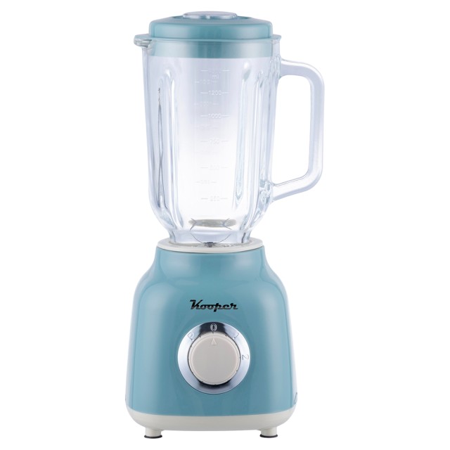 Kooper Ηλεκτρικό Μπλέντερ σε Γαλάζιο και Ελεφαντόδοντο με Γυάλινη Αποσπώμενη Κανάτα 1,5 Λ, Ατσάλινες Λεπίδες, 2 Ταχύτητες, 500 W – Kooper 5921368