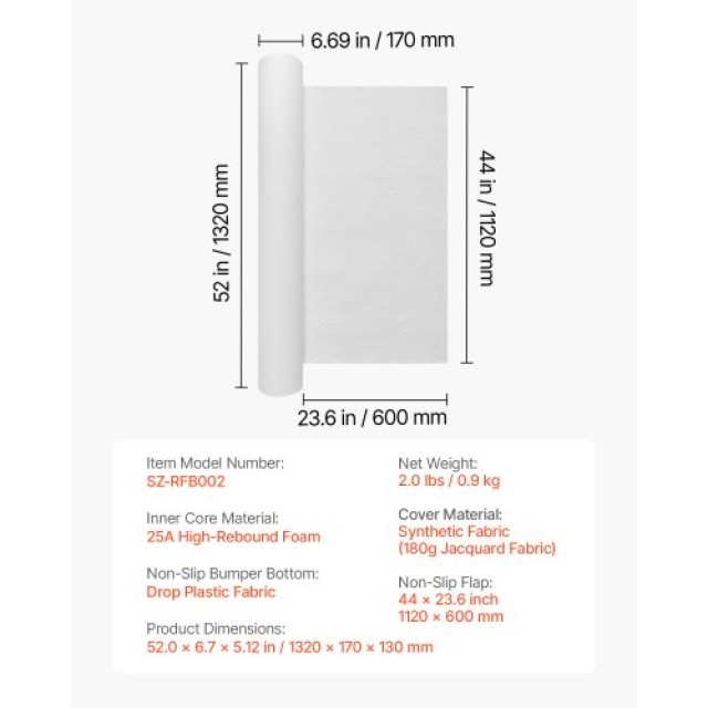 VEVOR Προστατευτικό Κρεβατιού για Νήπια 52 Αντιολισθητικό Αφρώδες Ελαφρύς Προφυλακτήρας CHCQ1GZ52INCEETANV0