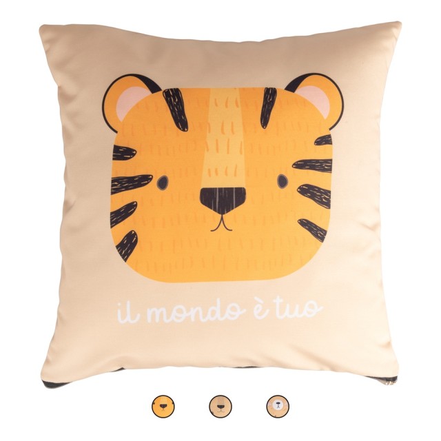 Villa DEste  Διακοσμητικό μαξιλάρι 45x45 cm διπλής όψης με αφαιρούμενη επένδυση Les Petites Vde 5922050 Τυχαία Επιλογή Χρωμάτων