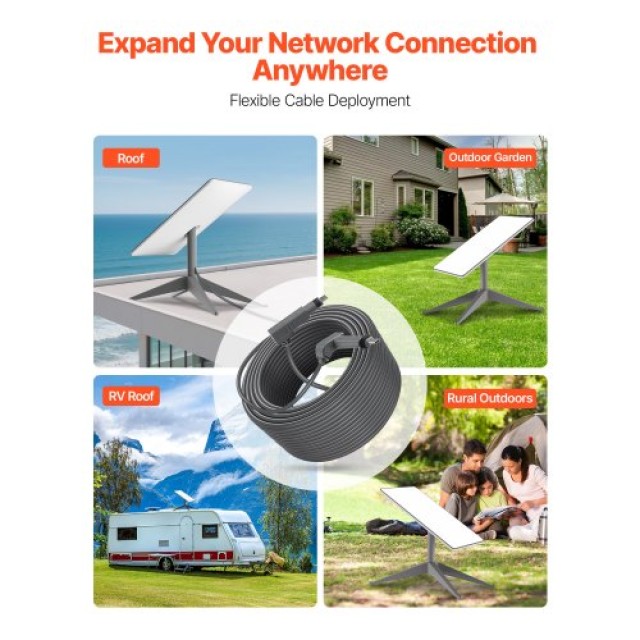 VEVOR Starlink Καλώδιο Επέκτασης Gen 2 75 FT 1200 Mbps XLYZDLGEN226J8DEY001V9