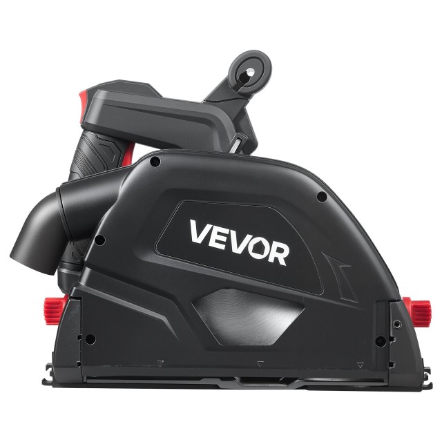 VEVOR Σετ Βυθιζόμενης Σέγας 165.1 mm με Δίσκο 48 Δοντιών, Ρύθμιση Γωνίας 0-45°, Βάθος Κοπής 55 mm, Μαύρο JLGDJ1200W65PJ2R1001V2