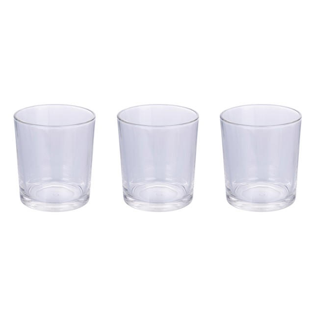 Galileo Σετ 3 Διαφανή Ποτήρια 270 ml Light Pure 5910625