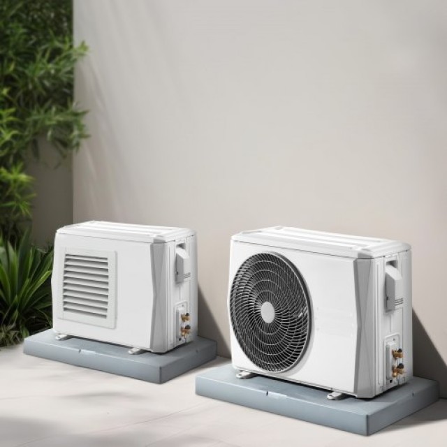 Μίνι Σπλιτ Αντικραδασμικά Εξωτερικά Μαξιλάρια 9000-36000 BTU 960 x 460 x 74 mm Λευκό KDDMFHDFZD90WGG3FV0 VEVOR