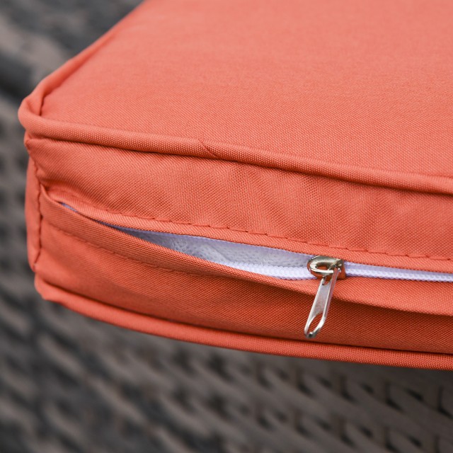 Έπιπλα κήπου Outsunny 6 τεμαχίων σε καναπέδες ράταν Πολυθρόνες Τραπέζια Αποθήκευση 860-120