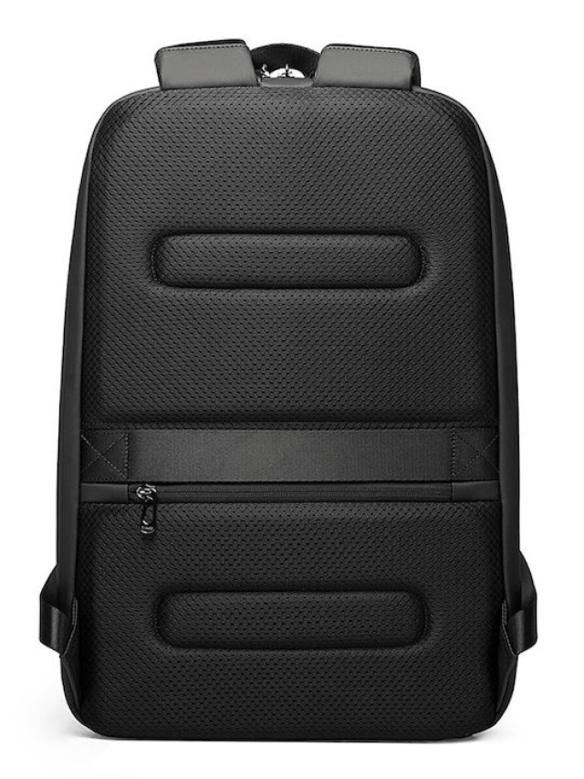 BANGE Αδιάβροχη Τσάντα Πλάτης για Laptop 15 με Θύρα USB, Μαύρη 7251-Black