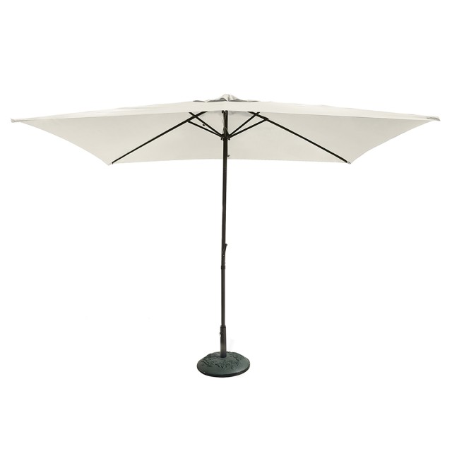 Galileo Ομπρελόνι κήπου Cru 3x2 μ από ανθρακοχάλυβα με 6 ενισχυμένες ακτίνες και άνοιγμα με μανιβέλα Cuba Est 2188421