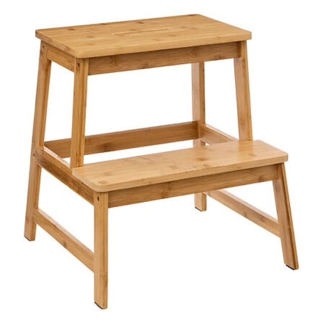 Σκαλοπάτι από Μπαμπού 2 Σκαλιών 43 x 43 x 46,8 cm 164582 5Five Simply Smart