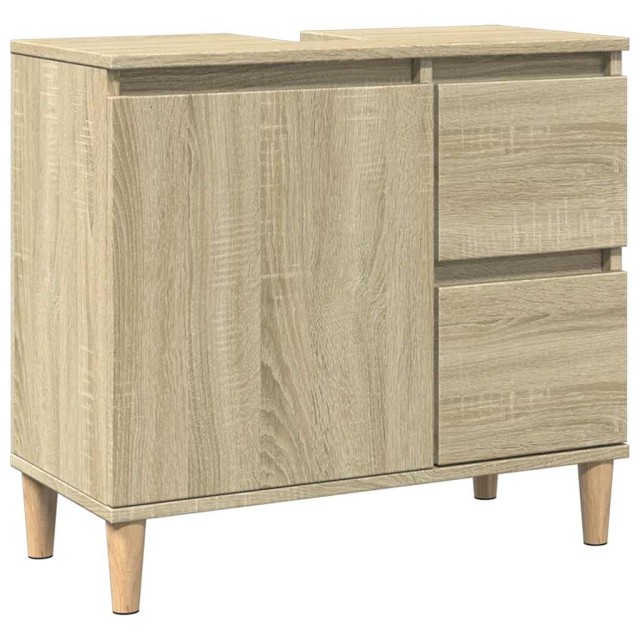 vidaXL Ντουλάπι Μπάνιου Sonoma Oak 65x33x60 εκ  847406