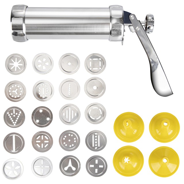 Galileo Σύριγγα για μπισκότα από αλουμίνιο με 20 δίσκους και 4 μύτες SChef 5910659